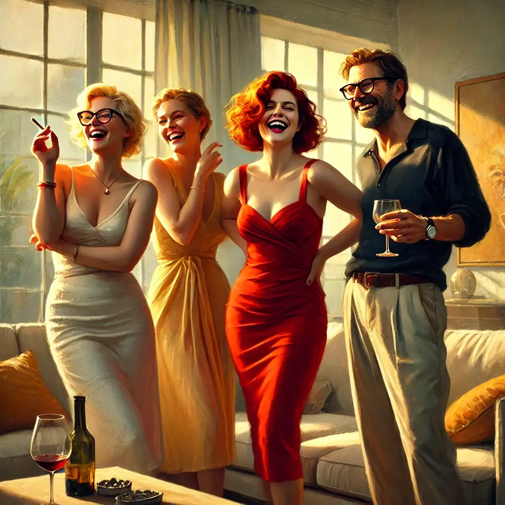 Gissi (42), Tony (37), Judith (47), Eva (36) - Tony nimmt Maß