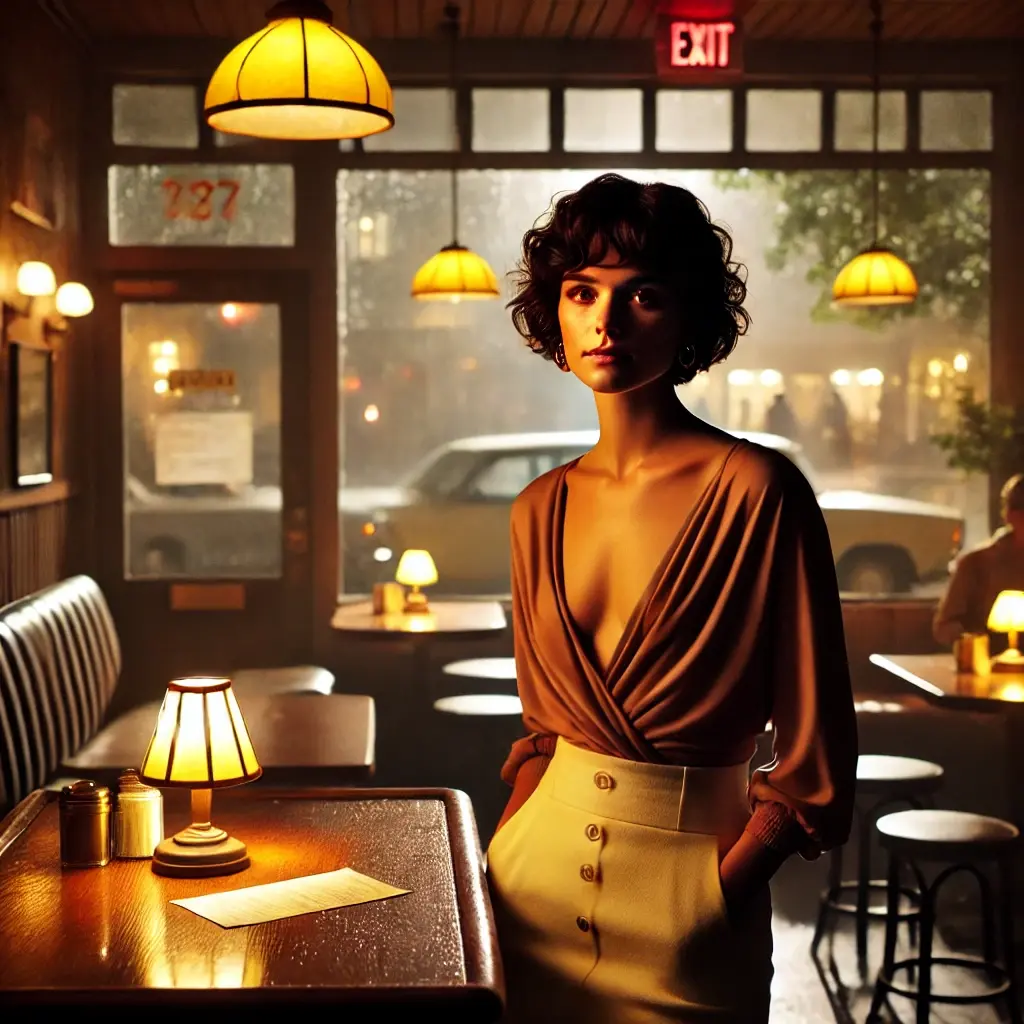 Ulla Wernike (23) im Bistro